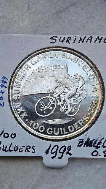Suriname. 100 gulden 1992 (Zonder minimumprijs)