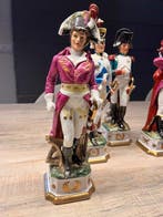 Beeldje, 5 Napoleon figuren - 32 cm - Porselein, Antiek en Kunst