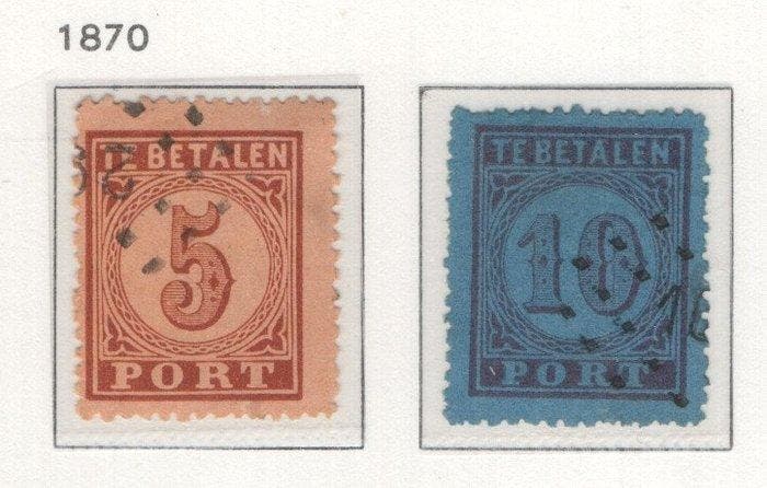 Nederland 1870/1958 - Verzameling Portzegels - Port Betaald, Postzegels en Munten, Postzegels | Nederland