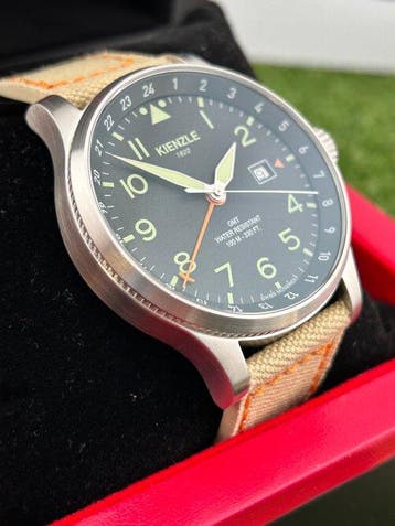 Kienzle - GMT - Zonder minimumprijs - Heren - 2020+, Bijoux, Sacs & Beauté, Montres | Hommes