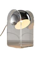 Tafellamp - Plastic, Metaal - Chroom- en plexi-tafellamp