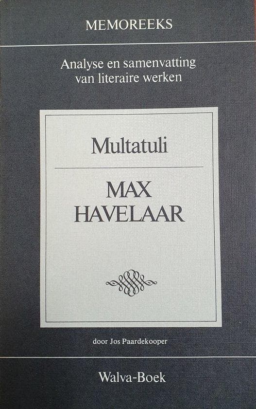 Multatuli max havelaar - Paardekooper, Livres, Livres Autre, Envoi