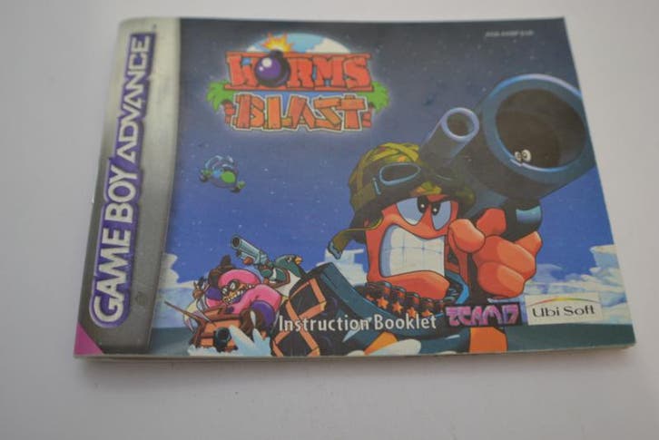 Worms Blast (GBA EUR MANUAL), Games en Spelcomputers, Spelcomputers | Nintendo Consoles | Accessoires