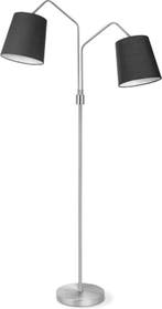 Home sweet home vloerlamp Flint 2 lichts - wit / mat staal, Huis en Inrichting, Verzenden, Nieuw