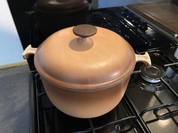 Le Creuset - Enzo Mari - Cocotte - Haute n°20 - fonte, Émail
