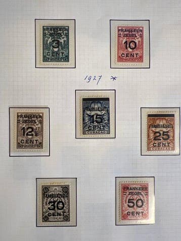 Curaçao 1873/1942 - Waardevolle set
