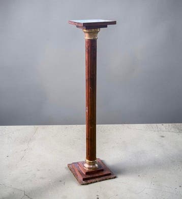 Louis XVI Colonne - 1850-1900 - Ionienne acanthée, Antiquités & Art