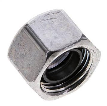 12 (M18x1,5) Acier Écrou fonctionnel NBR, Verzenden