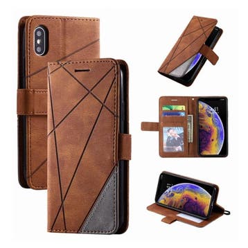 Xiaomi Redmi 9A Flip Case - Leren Portefeuille PU Leer, Verzenden