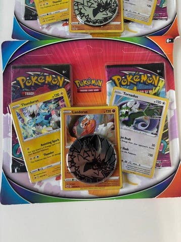 Pokémon - 2 Blisterverpakking - Landorus pin collectie -
