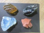 Andara transparant 4 diverse kleuren Kristal - Hoogte: 10 cm
