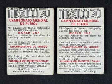 1970 Panini Mexico 70 World Cup, - Romania: Dumitrache &, Nieuw