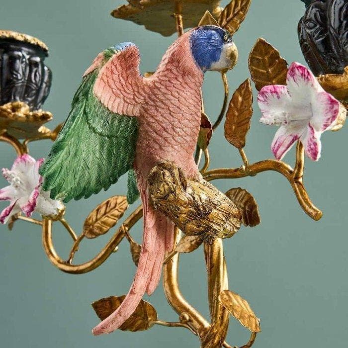 WERNS - Kaarsenstandaard met oor 42 cm kandelaar Tiger &, Antiquités & Art, Art | Objets design