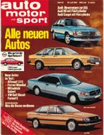 1981 AUTO MOTOR UND SPORT 15 DUITS, Nieuw