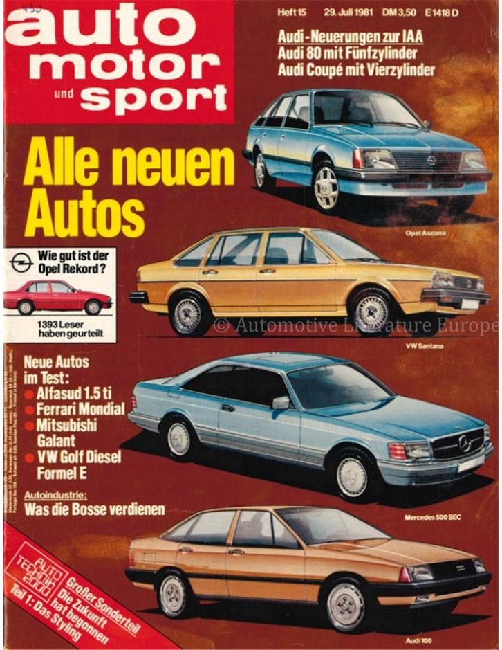 1981 AUTO MOTOR UND SPORT 15 DUITS, Hobby & Loisirs créatifs, Trains miniatures | HO