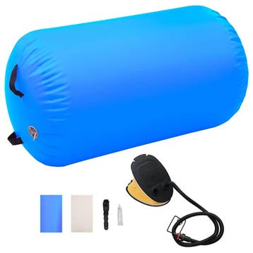 vidaXL Gymnastiekrol met pomp opblaasbaar 100x60 cm PVC, Sport en Fitness, Yoga en Pilates, Verzenden, Nieuw
