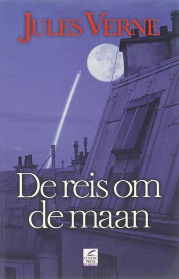 De reis om de maan 9789087200251 Jules Verne, Verzenden, Zo goed als nieuw, Jules Verne