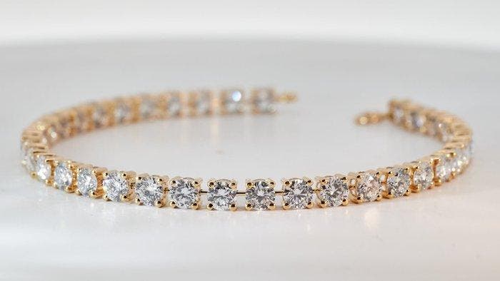 Zonder minimumprijs - Armband - 14 karaat Geel goud -, Bijoux, Sacs & Beauté, Bracelets