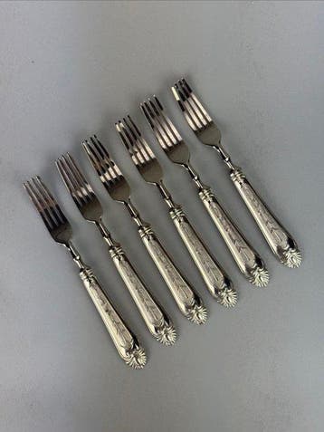 Ménagère pour 6 personnes (13) - Métal, Plaqué(e) argent -
