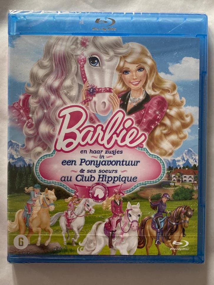 BARBIE EN HAAR ZUSJES IN EEN PONYAVONTUUR (IN SEAL) (BLURAY), CD & DVD, Blu-ray