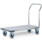 Platformwagen | RVS | Max. 500kg | Wielen (Geremd) +, Verzenden, Nieuw in verpakking