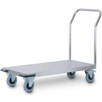 Platformwagen | RVS | Max. 500kg | Wielen (Geremd) +, Verzenden, Nieuw in verpakking