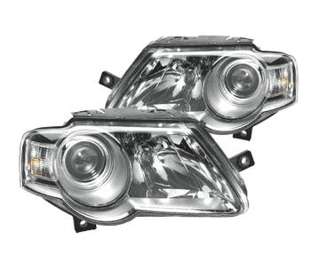 Phares Pour Volkswagen Vw Passat 05-10 Fond Chromé, Verzenden