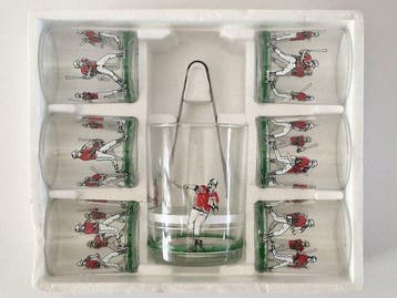 Baseball - A. Masserini Milano - Drinkservies voor 6 (8) -