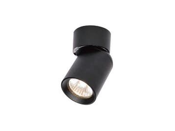 Veiling - 8x GU10 Opbouwspot Armatuur cilinder zand zwart dr