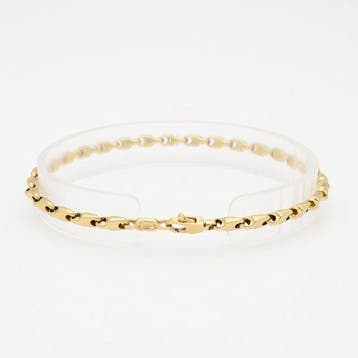 Armband - 18 karaat Geel goud, Handtassen en Accessoires, Nieuw