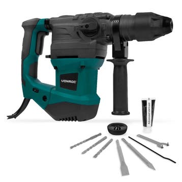 Boorhamer 1500W – 6 Joule – SDS plus – 4 functies | Incl., Verzenden