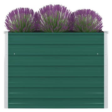 Plantenbak 100x100cm gegalvaniseerd | Tweede kansje | OP..., 100 cm of meer, Verzenden, Vierkant, Zo goed als nieuw