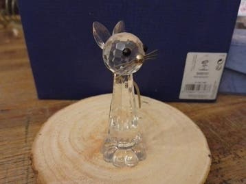 Swarovski - Beeldje - Replica Cat 183274 - Kristal, Antiek en Kunst