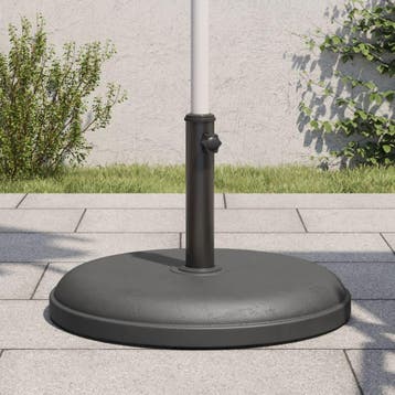 vidaXL Parasolvoet voor stokken van Ø32/35/38 mm 25 kg rond, Jardin & Terrasse, Verzenden
