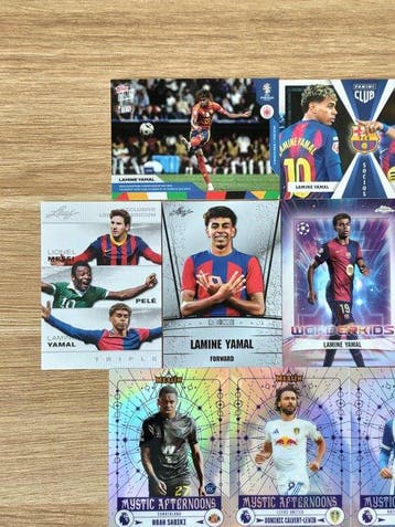 Topps & Panini & Leaf Lot Lamine Yamal & Other Cracks - 12