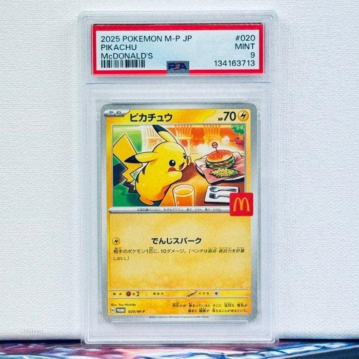 Pokémon Graded card - PIKACHU #020 - Pokémon - PSA 9, Hobby en Vrije tijd, Verzamelkaartspellen | Pokémon