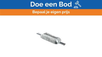 Bieden: Vetus WOA003A Aluminium Weld-On Hull Anode 1.1 KG, Ophalen of Verzenden, Nieuw