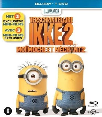 Verschrikkelijke ikke 2 (blu-ray nieuw), CD & DVD, Ophalen of Verzenden