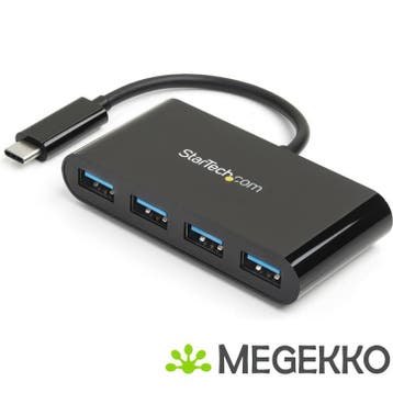 StarTech.com HB30C4AB USB 3.0 (3.1 Gen 1) Type-C 5000Mbit/s, Verzenden, Nieuw