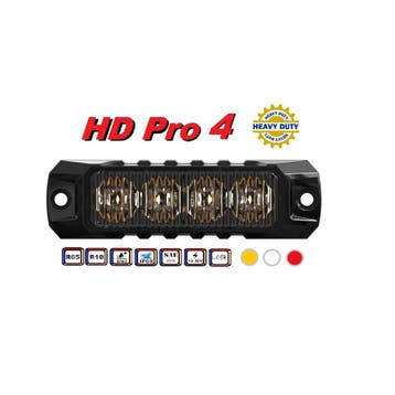 HD Pro 4 LED Flitser Super Fel 4 x 5 watt ECER65 K2 IP67 IP6, Ophalen of Verzenden, Nieuw