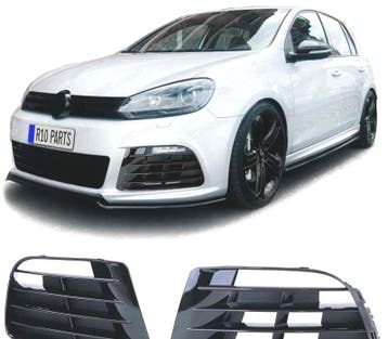 GRILLES VOLKSWAGEN VW GOLF 6 08-12 LOOK R20 NOIR BRILLANT, Autos : Pièces & Accessoires, Verzenden, Neuf