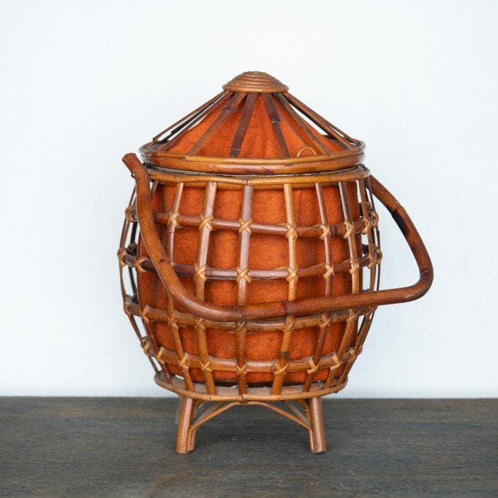 Nello Stile Bonacina - Panier - Bambou - Production, Antiquités & Art, Art | Objets design