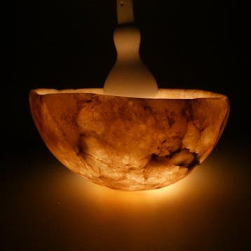 Oud-Egyptisch Marmer Voorwerp. Ø 11,3 cm. Oud Koninkrijk, 3e