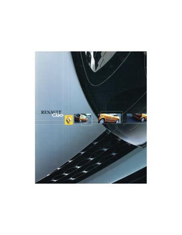 2002 RENAULT CLIO BROCHURE NEDERLANDS
