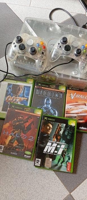 Microsoft - Xbox original - Xbox Crystal Edition -, Games en Spelcomputers, Spelcomputers | Overige Accessoires