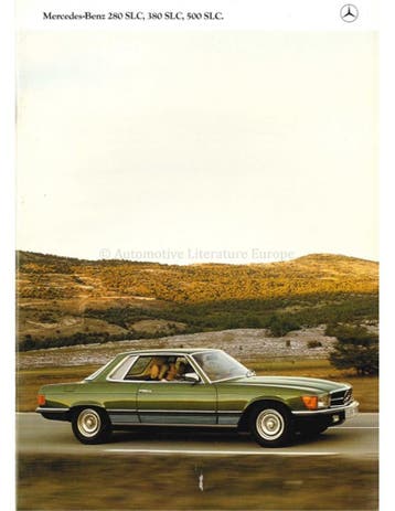 1980 MERCEDES BENZ SLC BROCHURE NEDERLANDS, Ophalen of Verzenden, Nieuw