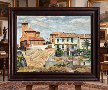 Francisco Echauz Buisán (1927–2011) - Vue d’un village
