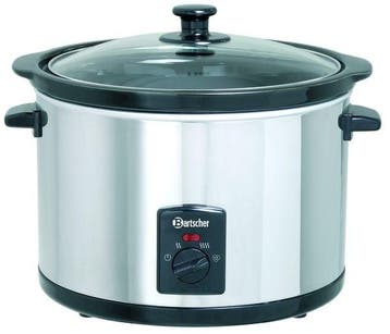 Slowcooker | Aluminium | 5.5L | 230V | 345x345x276(h)mm, Verzenden, Nieuw in verpakking