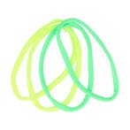 Haarband Sport 1cm - Endless Elastiek - Nylon - Geel Groen -