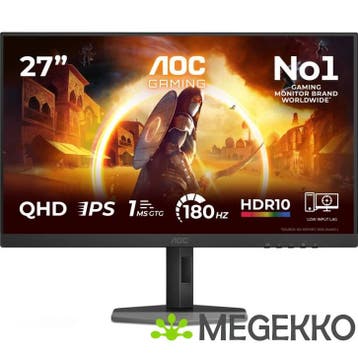 AOC GAMING Q27G4XF 27  Quad HD 180Hz IPS Monitor, Verzenden, Nieuw